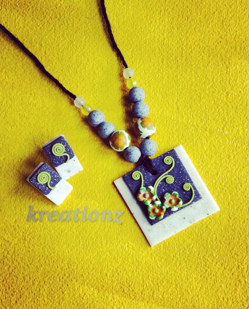 Polymerclay Jewellery with Granite effect